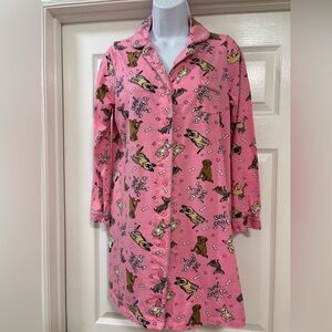 Pillow Talk puppy lovers night shirt, 100% cotton